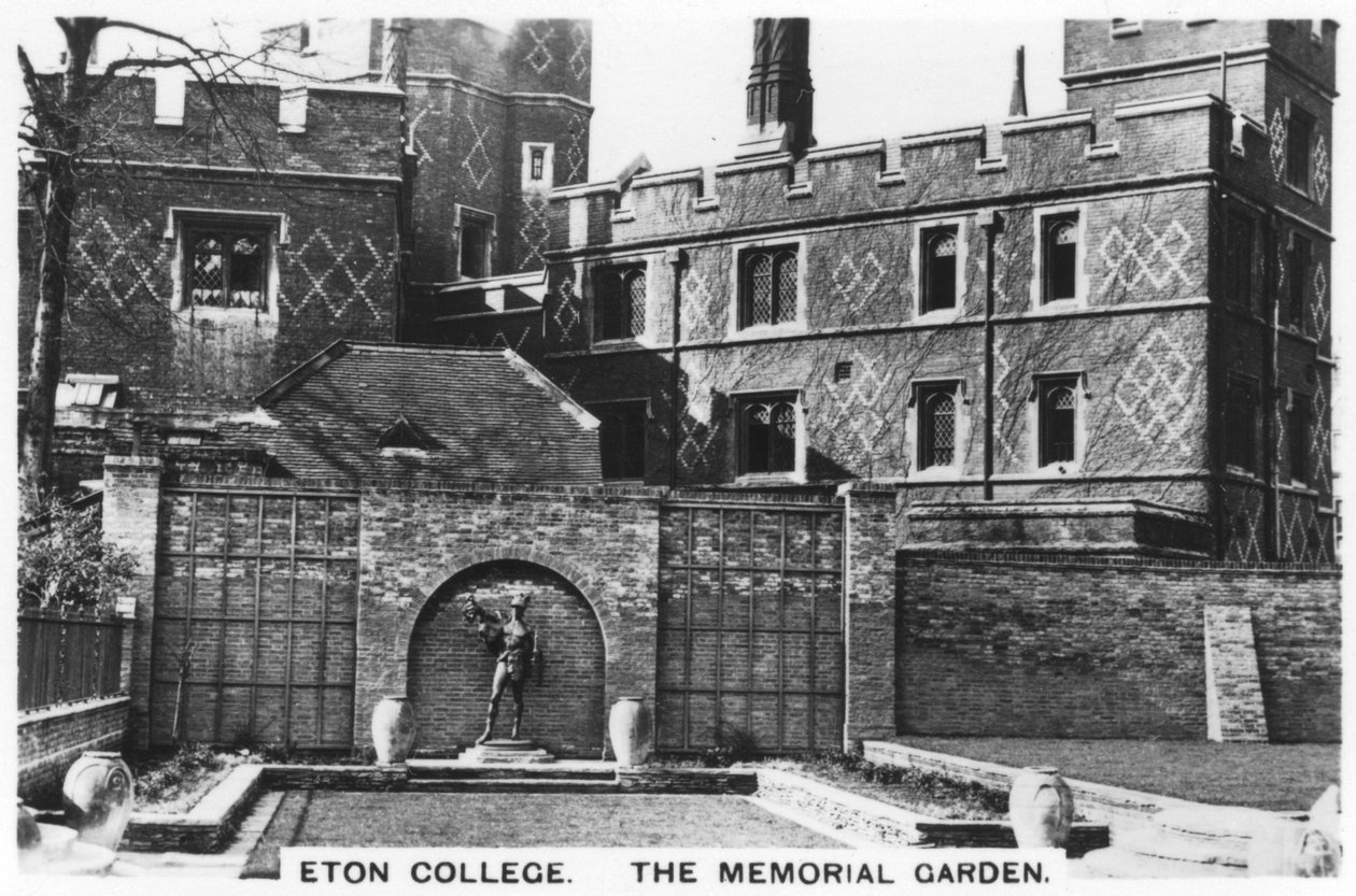 The Memorial Garden Eton College by Unbekannt