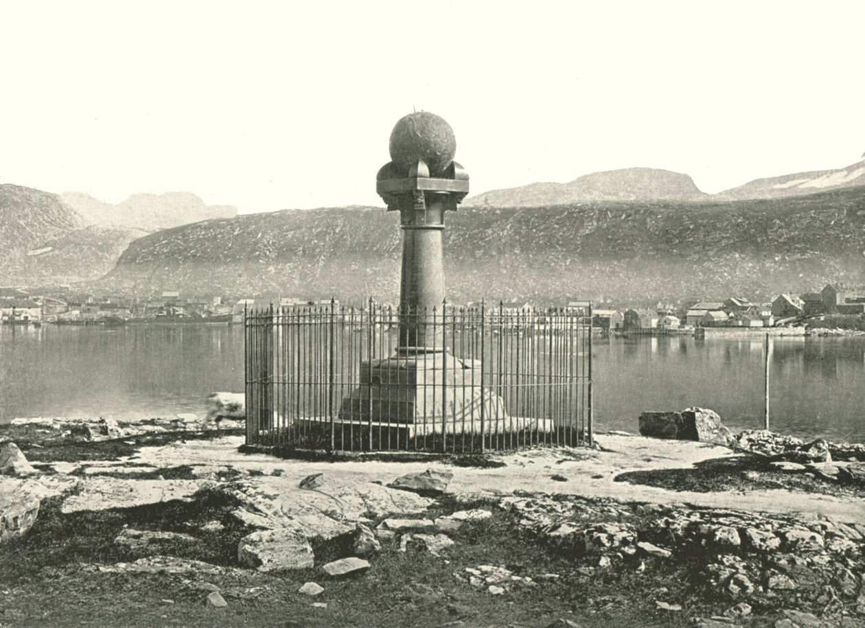 The Meridian Column, Hammerfest, Norway, 1895 by Unbekannt