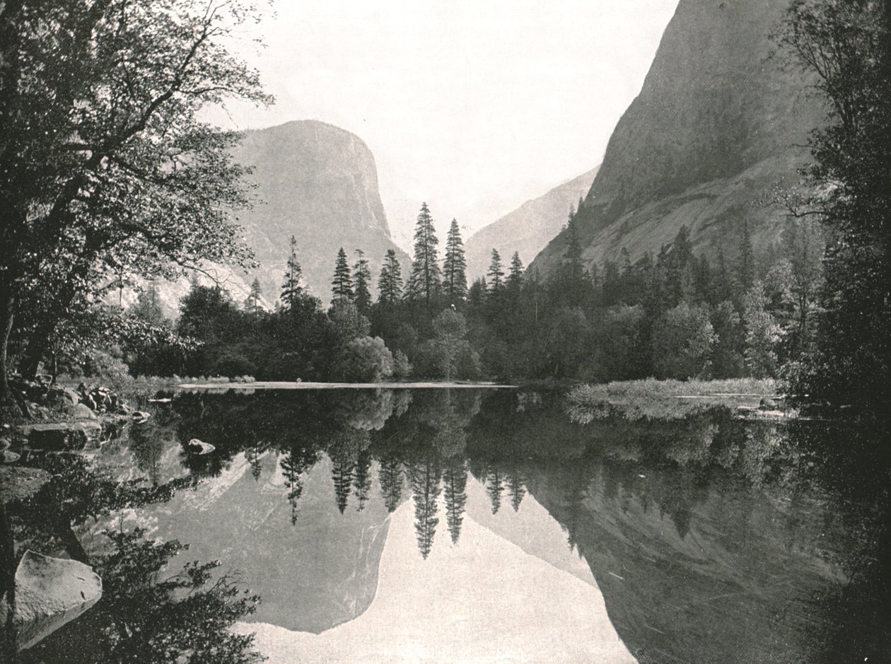 The Mirror Lake, Yosemite Valley, USA, 1895 by Unbekannt