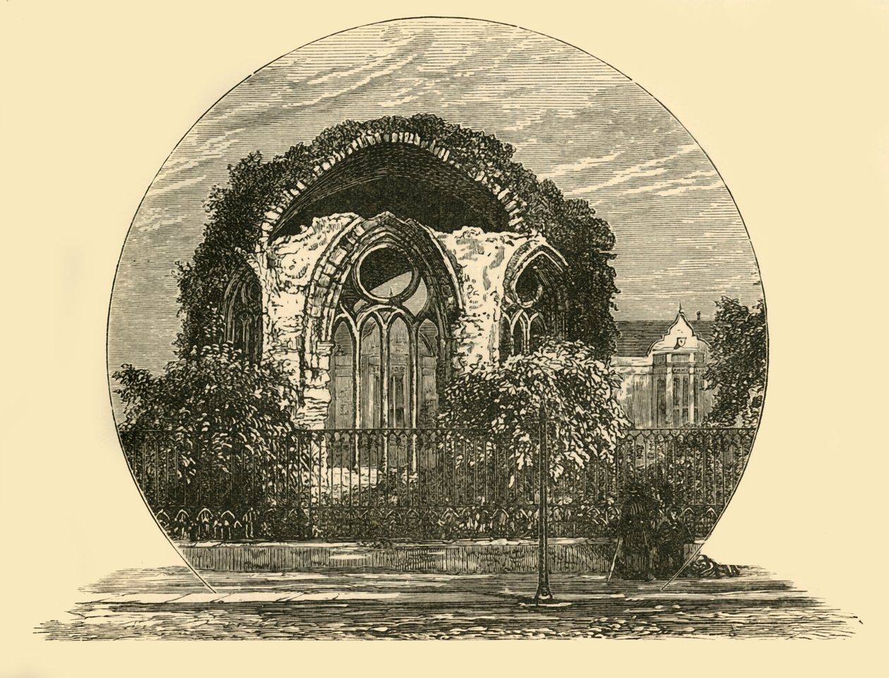 The Monastery and Madras College, 1898 by Unbekannt