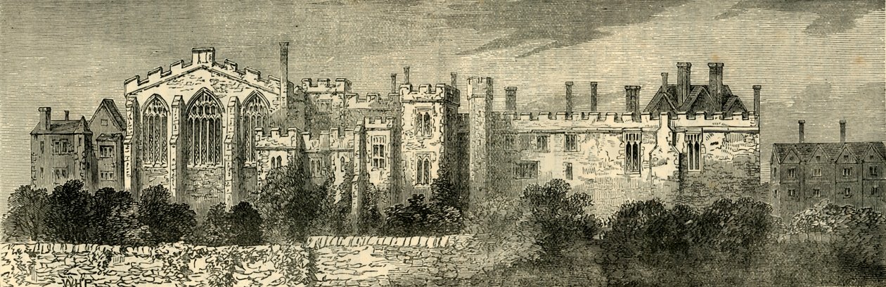 The Monastery of St. John of Jerusalem, Clerkenwell - General View from the South-East by Unbekannt