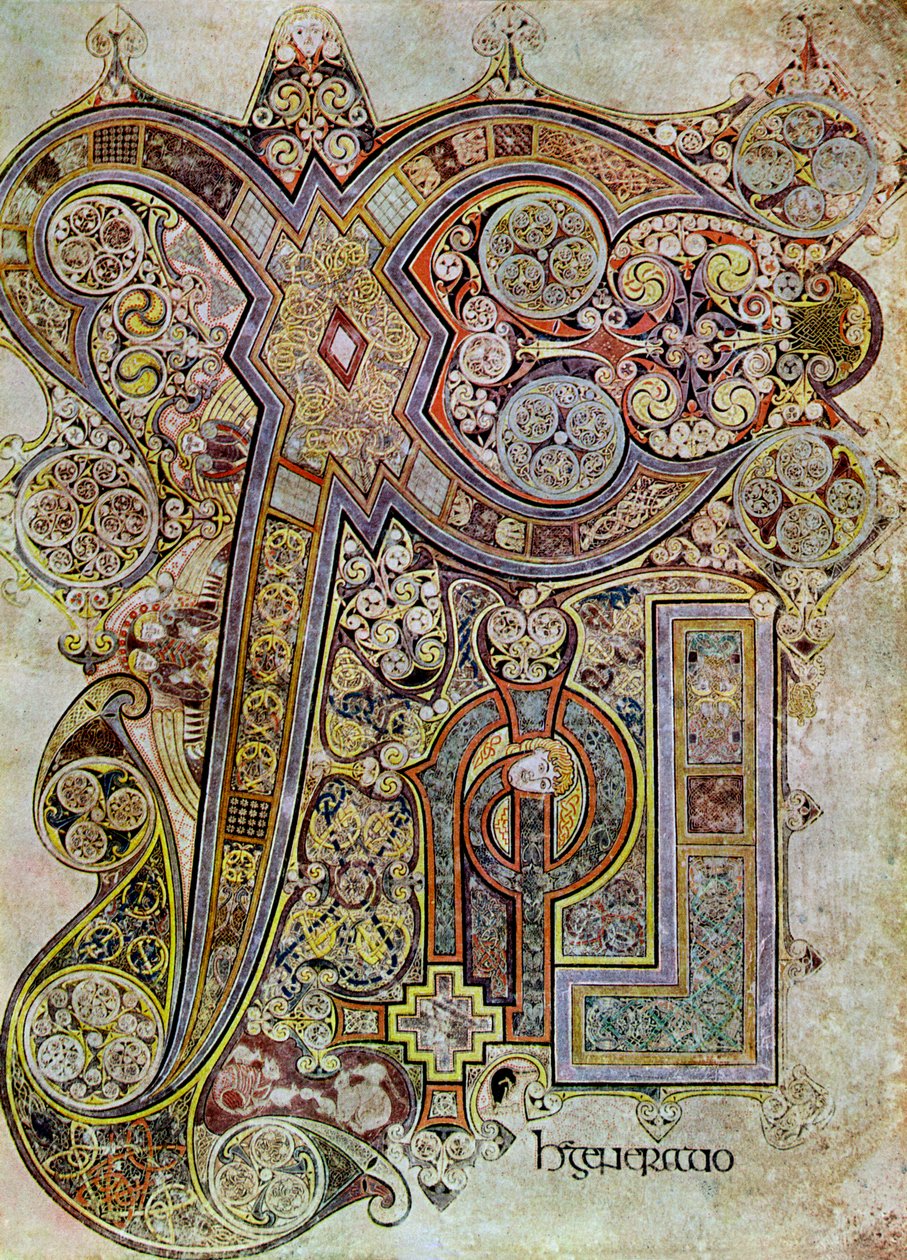 The Monogram Page, 800 AD, 20th century by Unbekannt