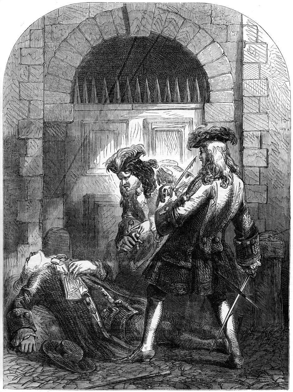 The Murder of the Actor William Mountford by Unbekannt