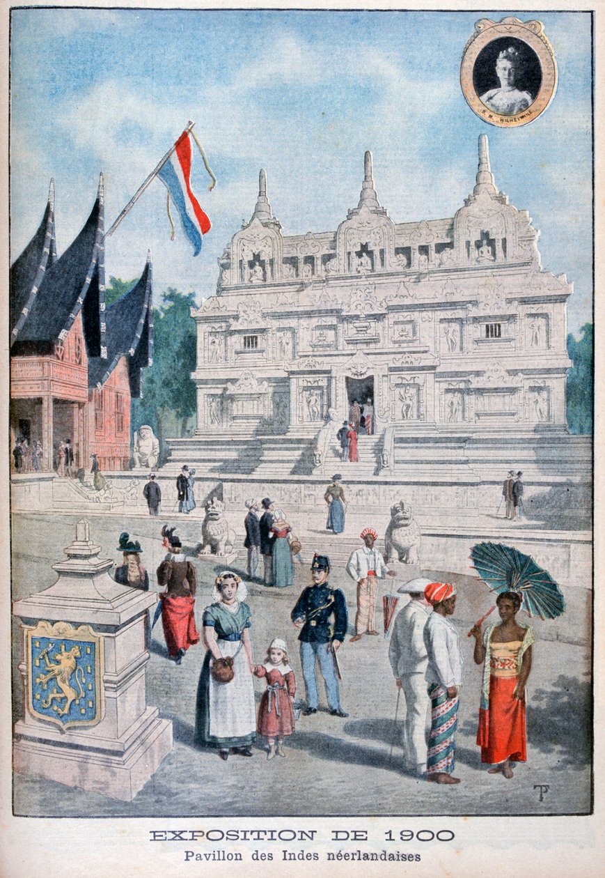 The Netherlands Indies pavilion at the Universal Exhibition of 1900, Paris by Unbekannt