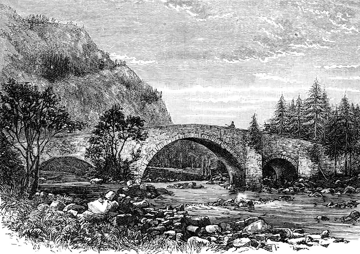 The Old Bridge, Invercauld, Scotland, 1900 by Unbekannt