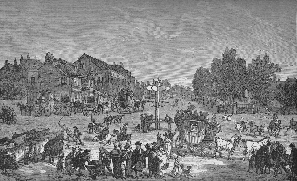 The Old Elephant and Castle Inn, c1785, 1912 by Unbekannt