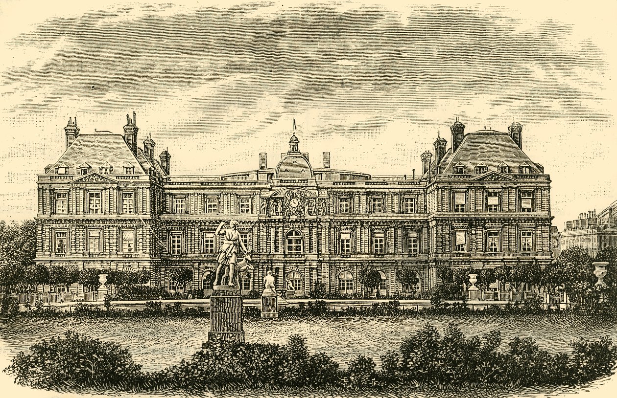 The Palais De Luxembourg, Paris, 1890 by Unbekannt