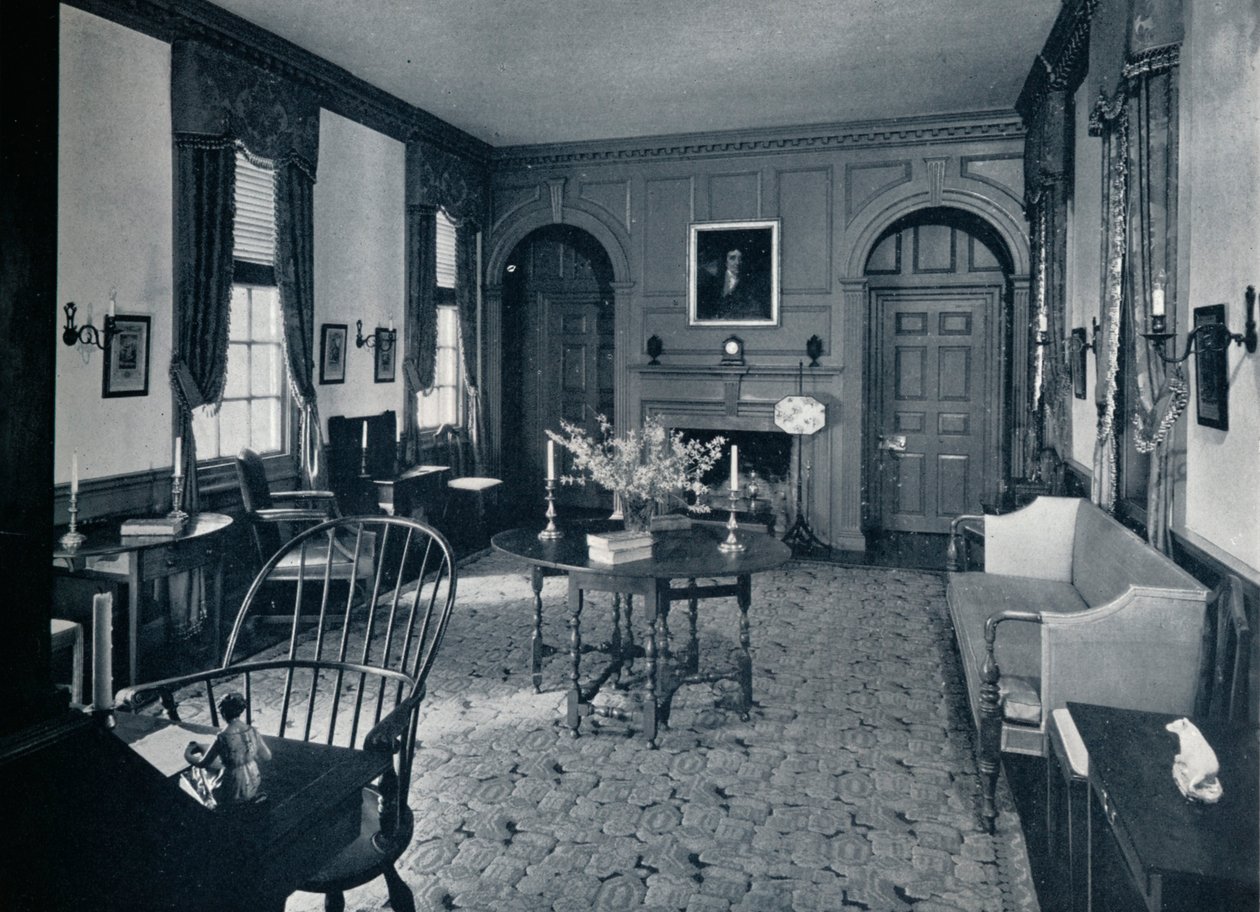 The Parlour of the Raleigh Tavern by Unbekannt