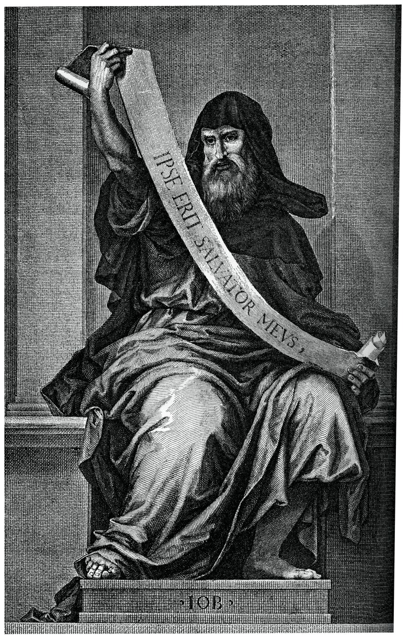 The Patriarch Job, 15th century, 1870 by Unbekannt