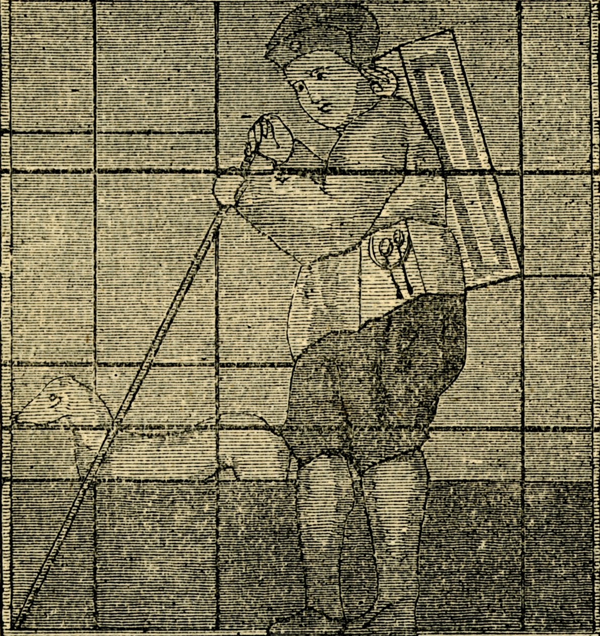 The Pedlar and his Dog, formerly in Lambeth Church by Unbekannt