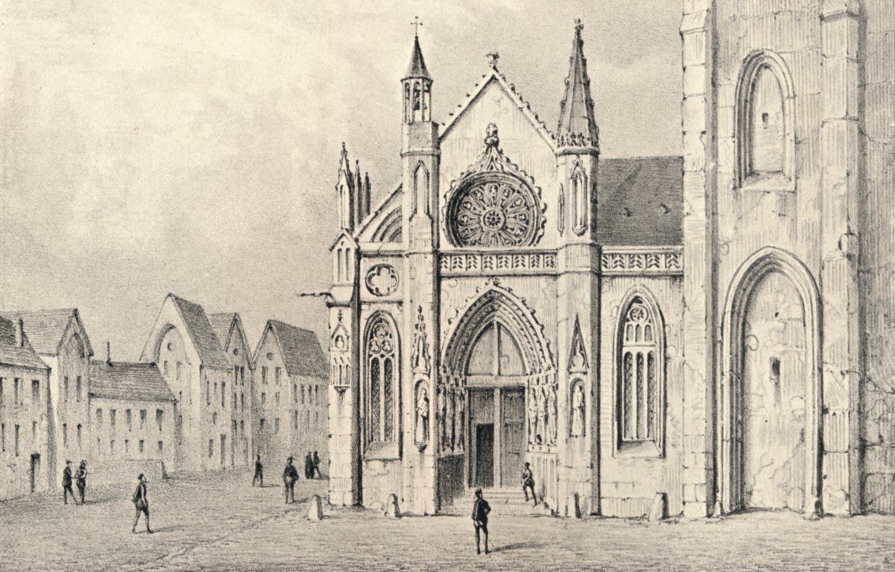The Portal of the Church of St Jacques la Boucherie by Unbekannt