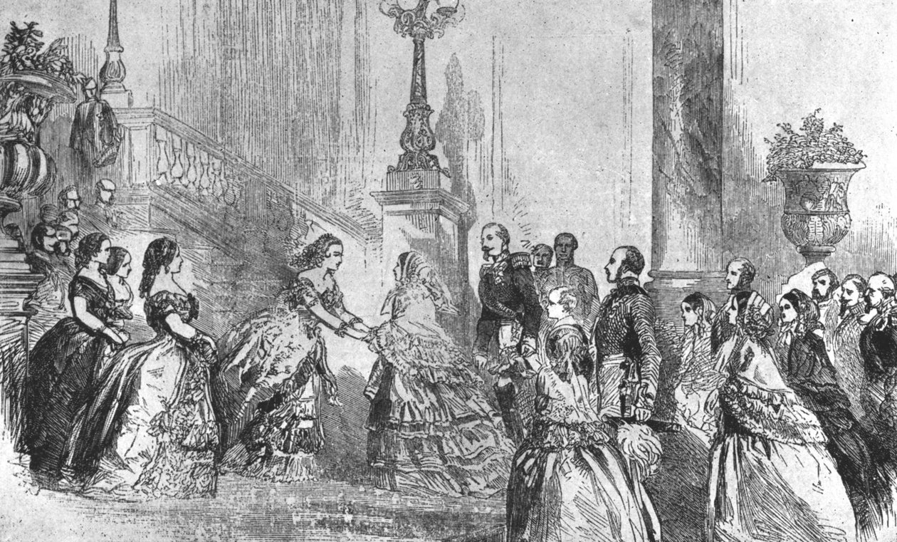 The Prince of Wales First Visit to France, 1855 by Unbekannt