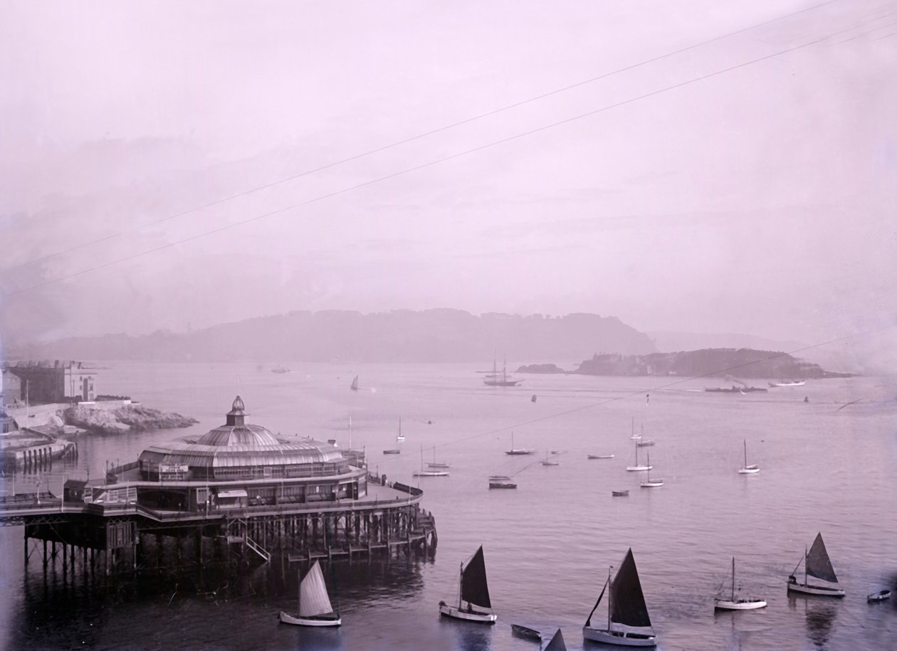 The Promenade Pier at Plymouth in Devon by Unbekannt