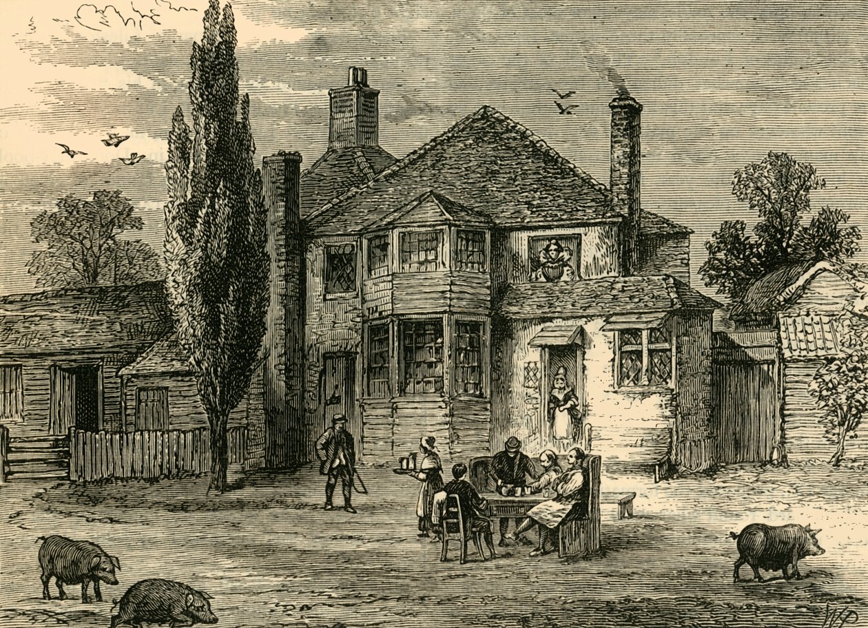 The Queens Head and Artichoke, c1876 by Unbekannt
