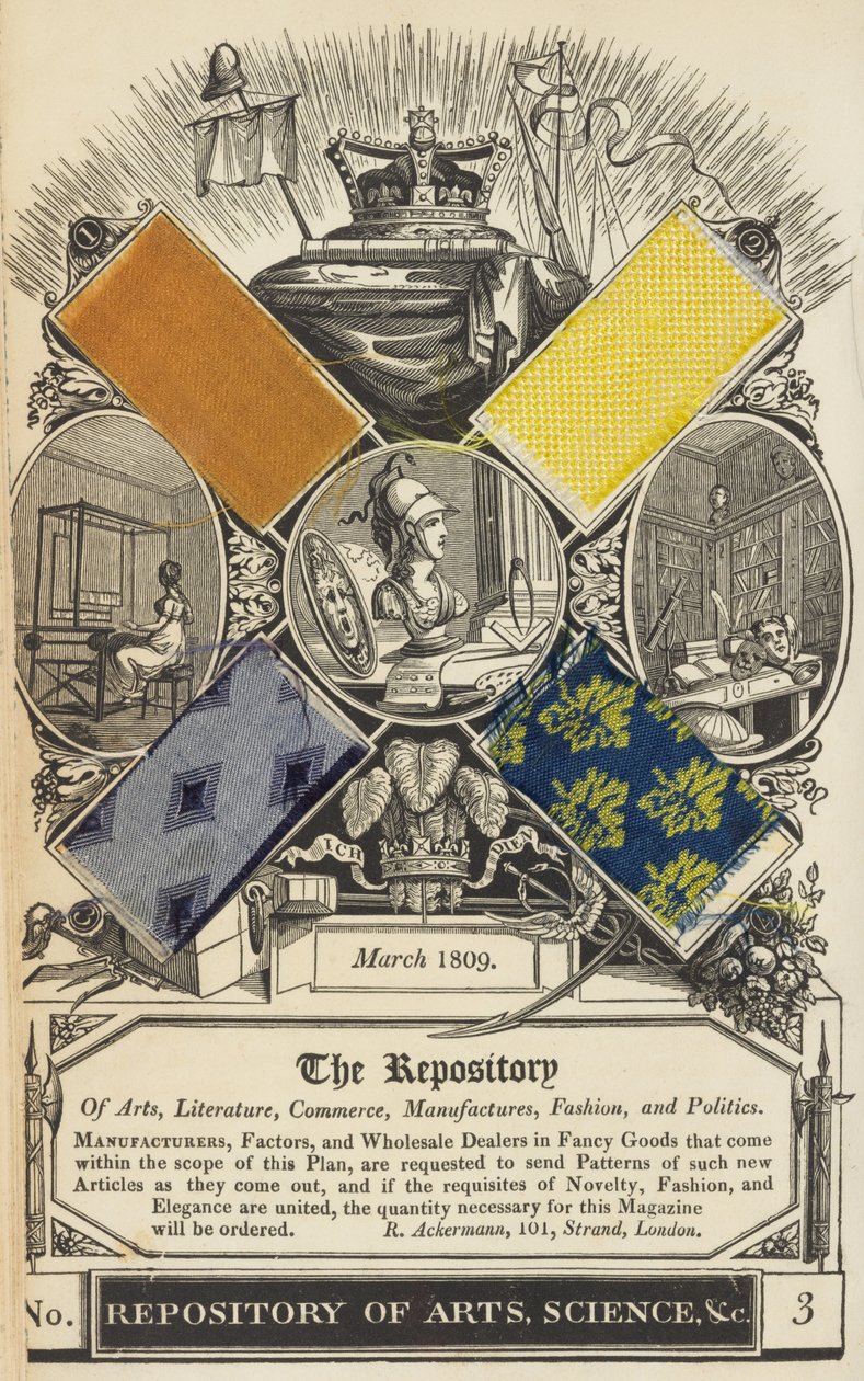 The Repository of Arts, Literature, Commerce, Manufactures, Fashions, and Pol..., January-June 1809 by Unbekannt