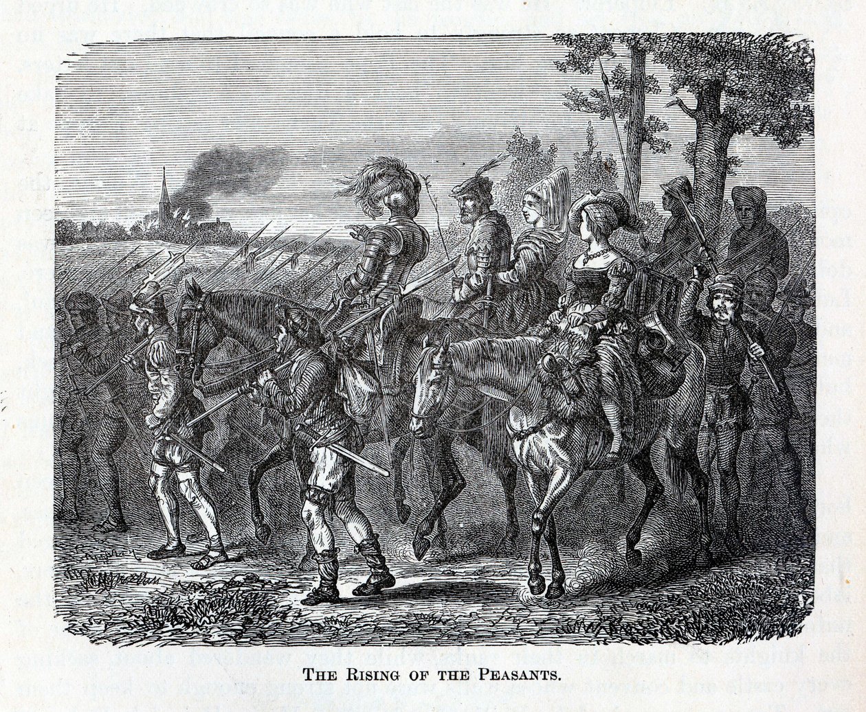 The Rising of the Peasants by Unbekannt