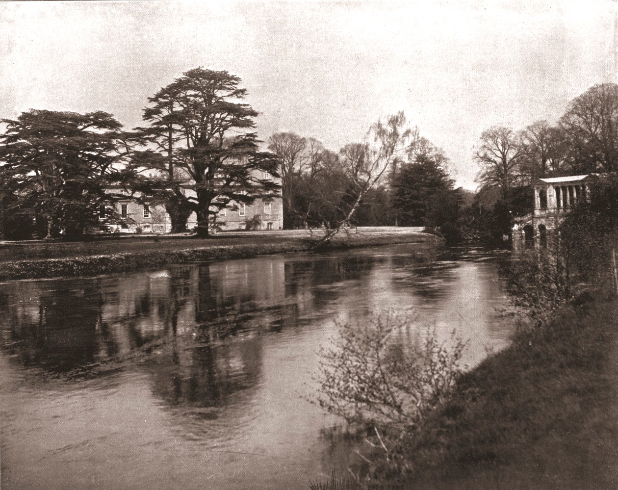The River Nadder, Wilton House, Wiltshire, 1894 by Unbekannt