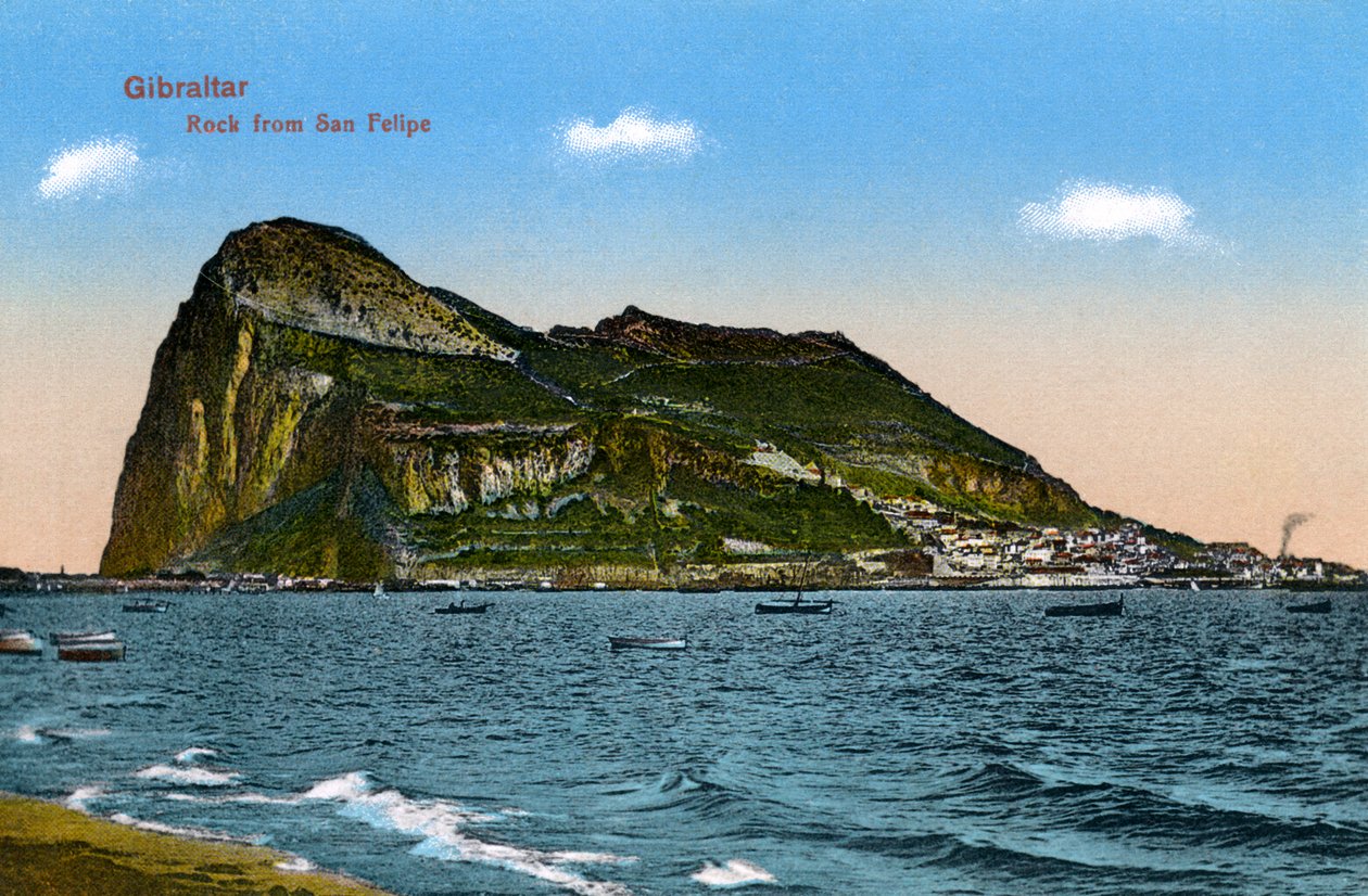 The Rock of Gibraltar by Unbekannt