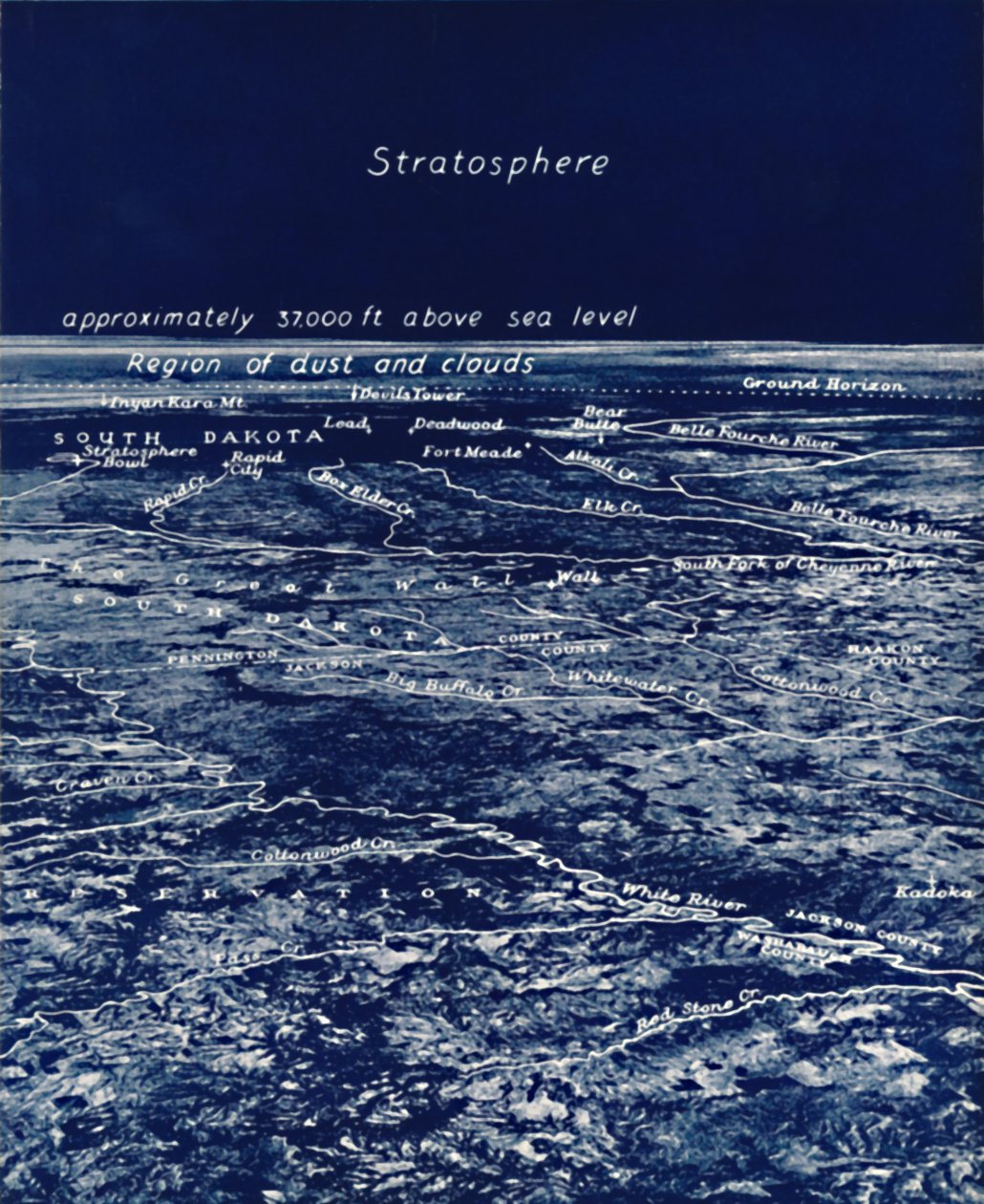 The Rotundity of the Earth From The Stratosphere, 1935 by Unbekannt