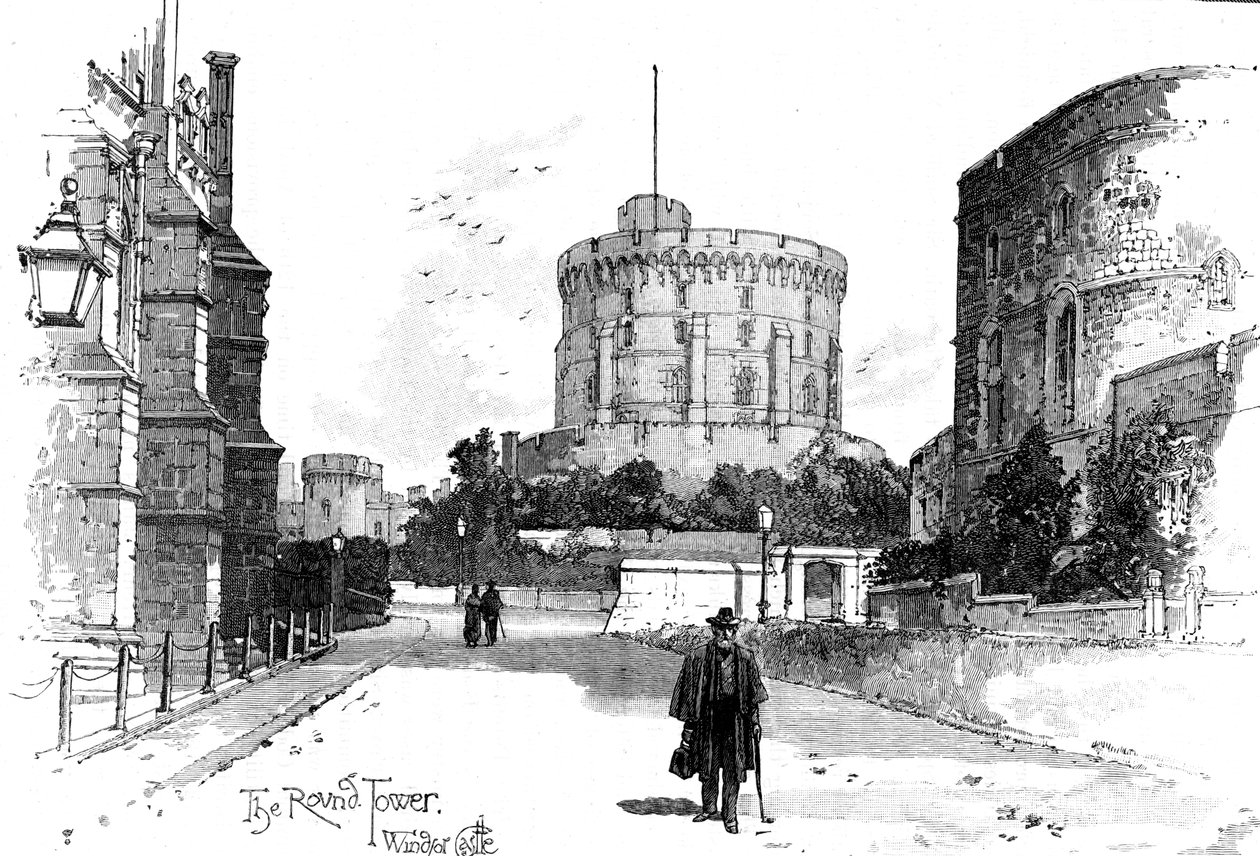 The Round Tower, Windsor Castle, Berkshire, 1900 by Unbekannt