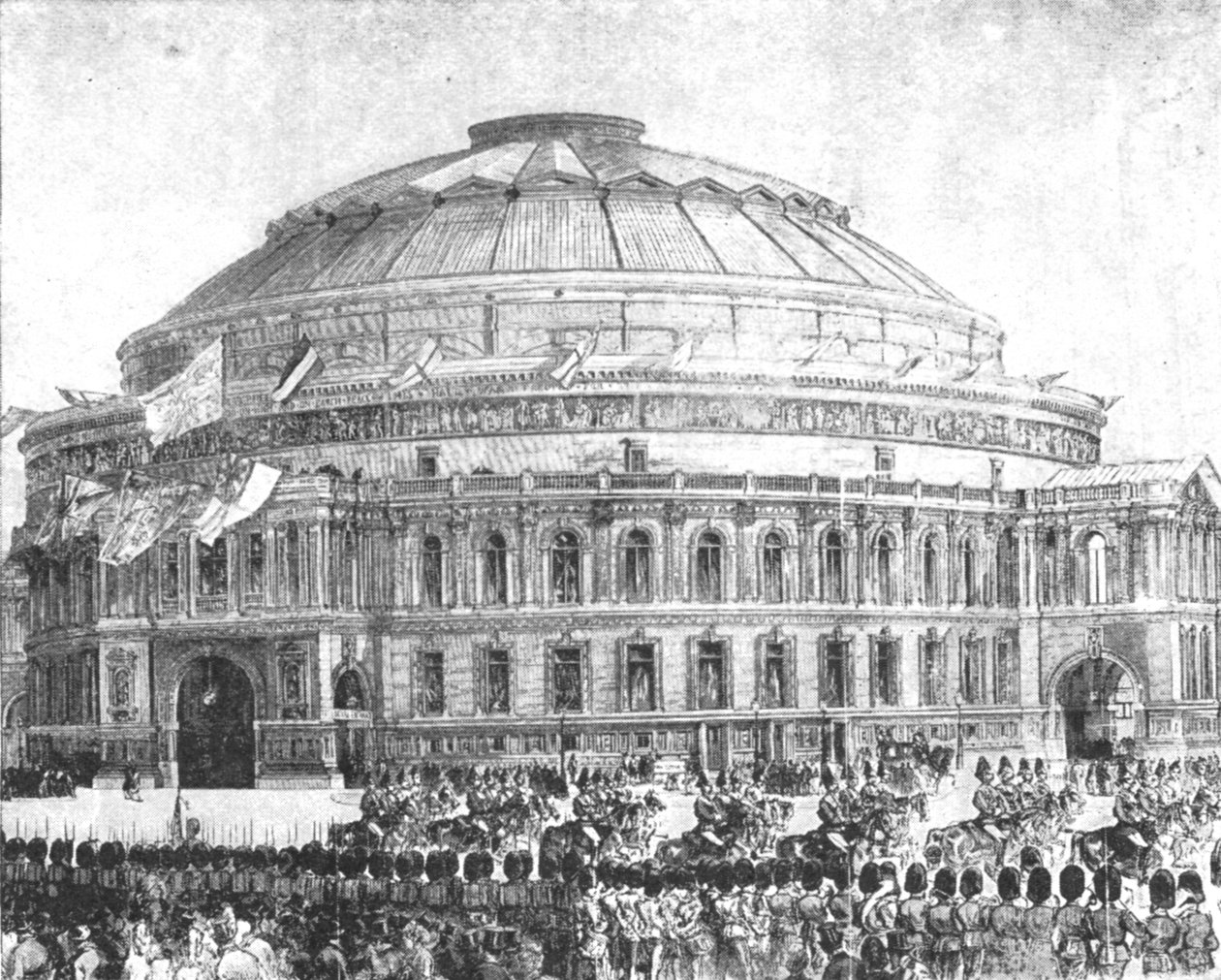 The Royal Albert Hall, 1871: Opened by Queen Victoria, March 29, 1901 by Unbekannt