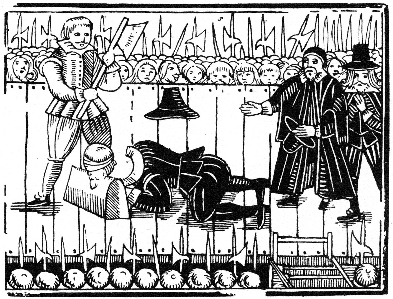 The Royal Martyrdom, from a ballad of 1648 by Unbekannt