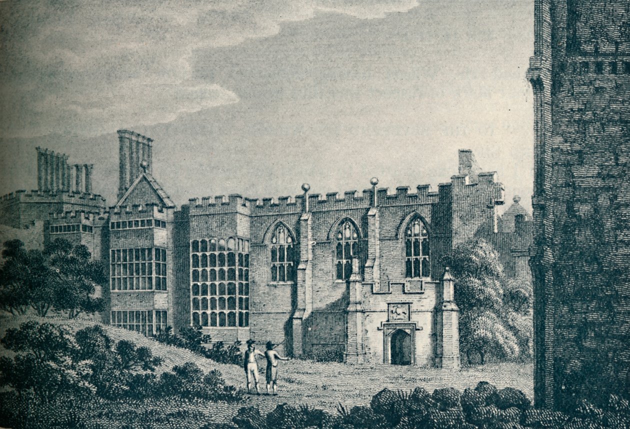 The Ruins of Cowdray House, near Midhurst, Sussex by Unbekannt
