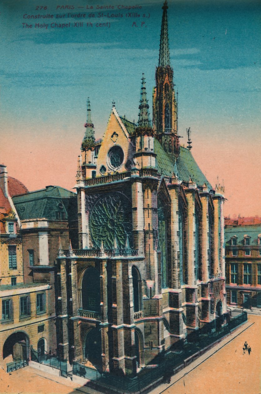 The Sainte-Chapelle Holy Chapel, Paris, c1920 by Unbekannt