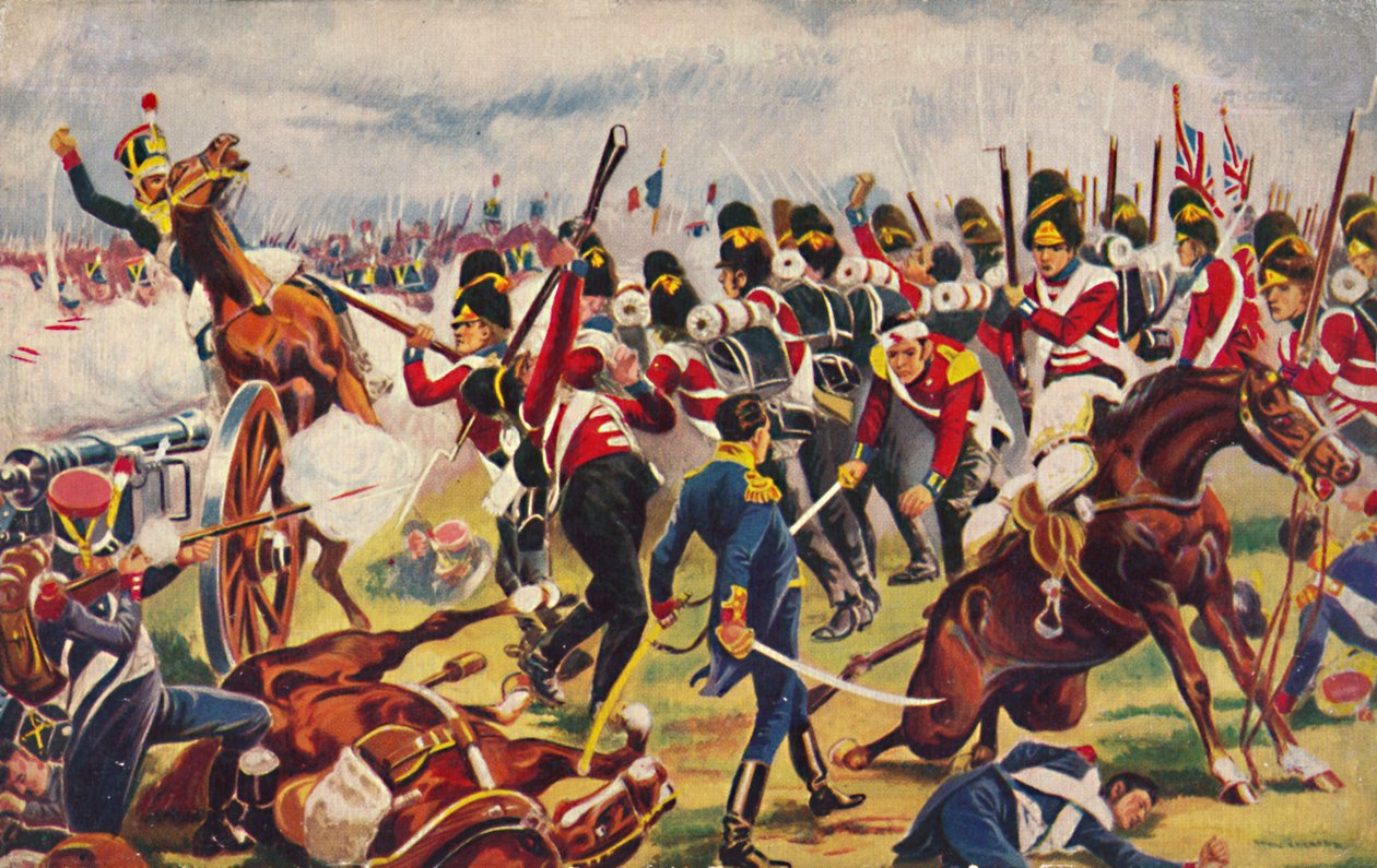 The Sherwood Foresters. The Advance of The Sherwood Foresters at Salamanca by Unbekannt