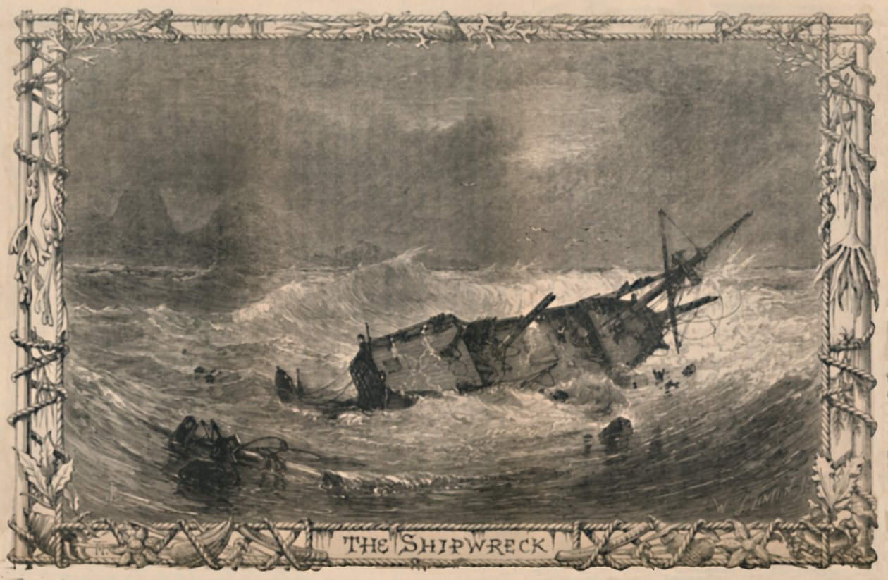 The Shipwreck, c1870 by Unbekannt