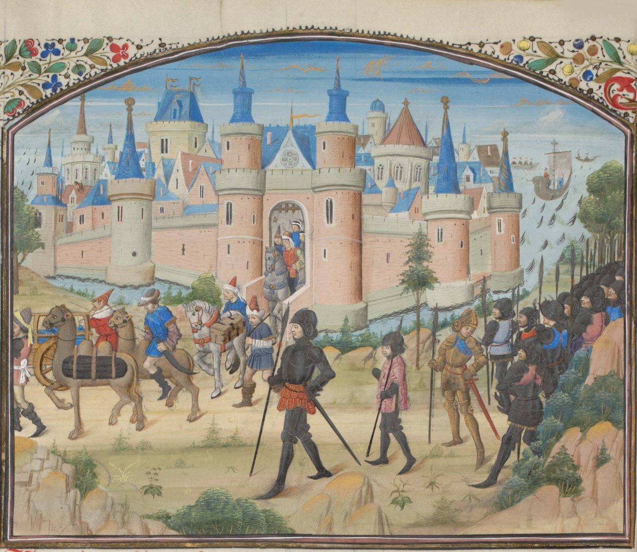 The Siege of Tyre, 1124 by Unbekannt