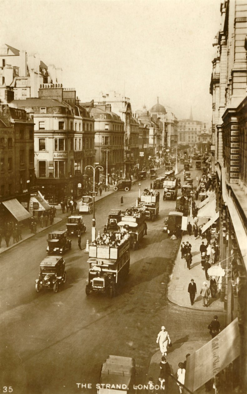 The Strand, London by Unbekannt