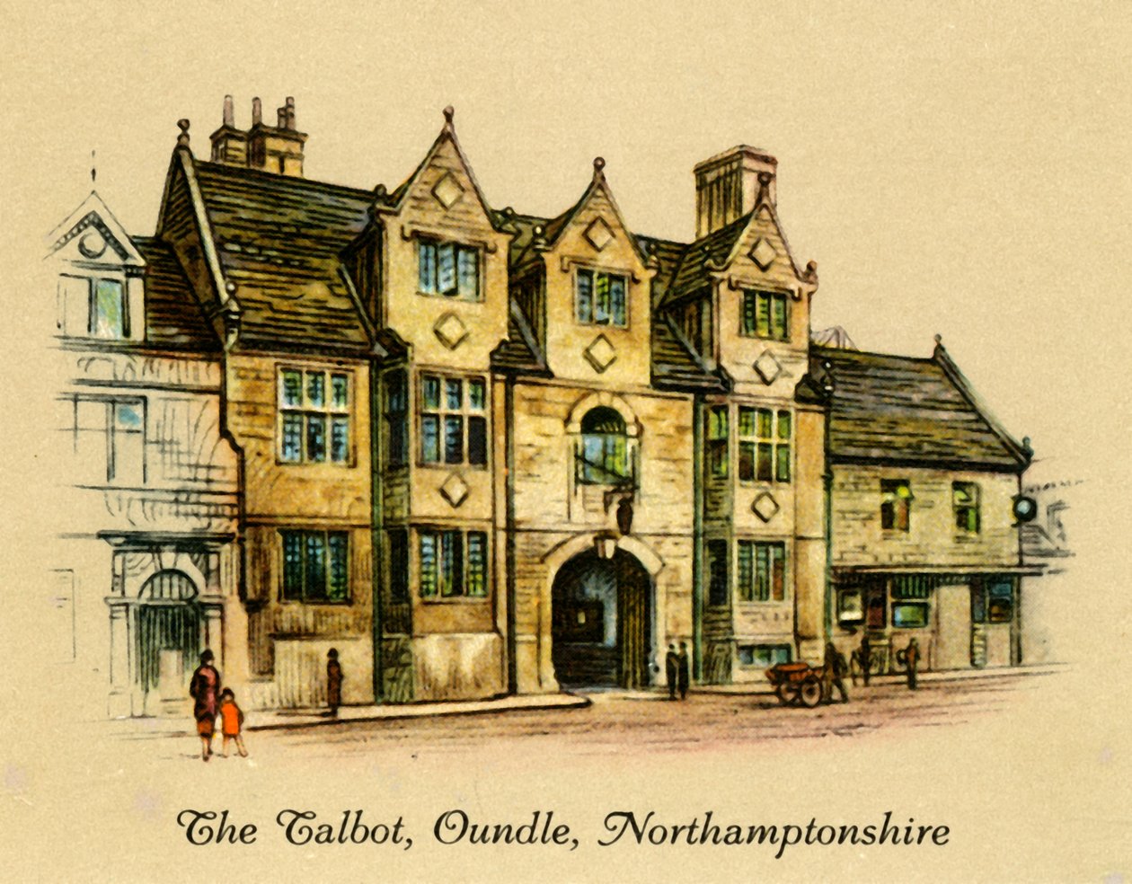 The Talbot, Oundle, Northamptonshire, 1936 by Unbekannt