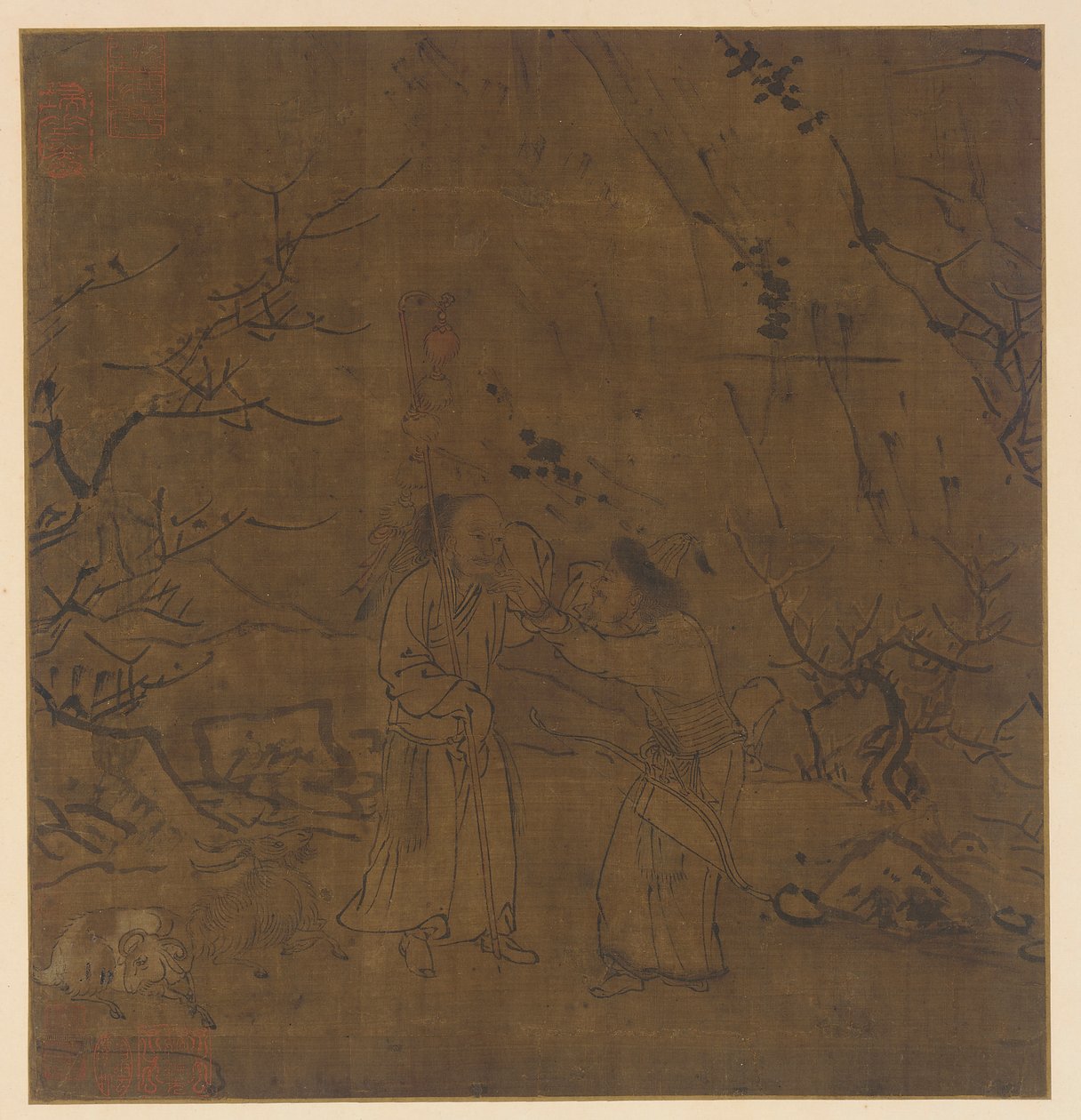 The Tearful Parting of Su Wu and Li Ling by Unbekannt