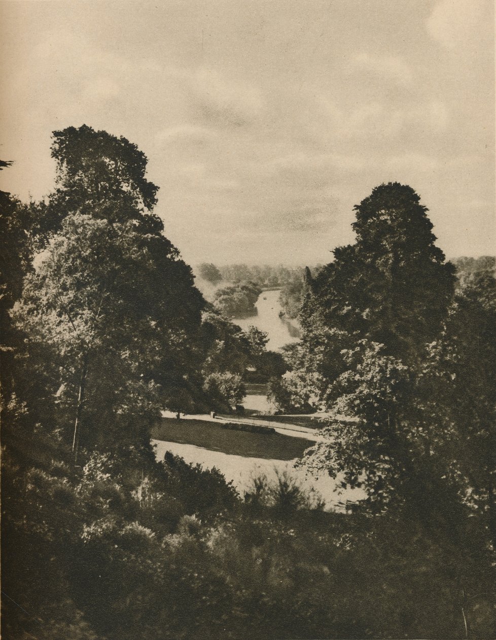The Thames at Richmond, One of the Most Famous Views in England, c1935 by Unbekannt