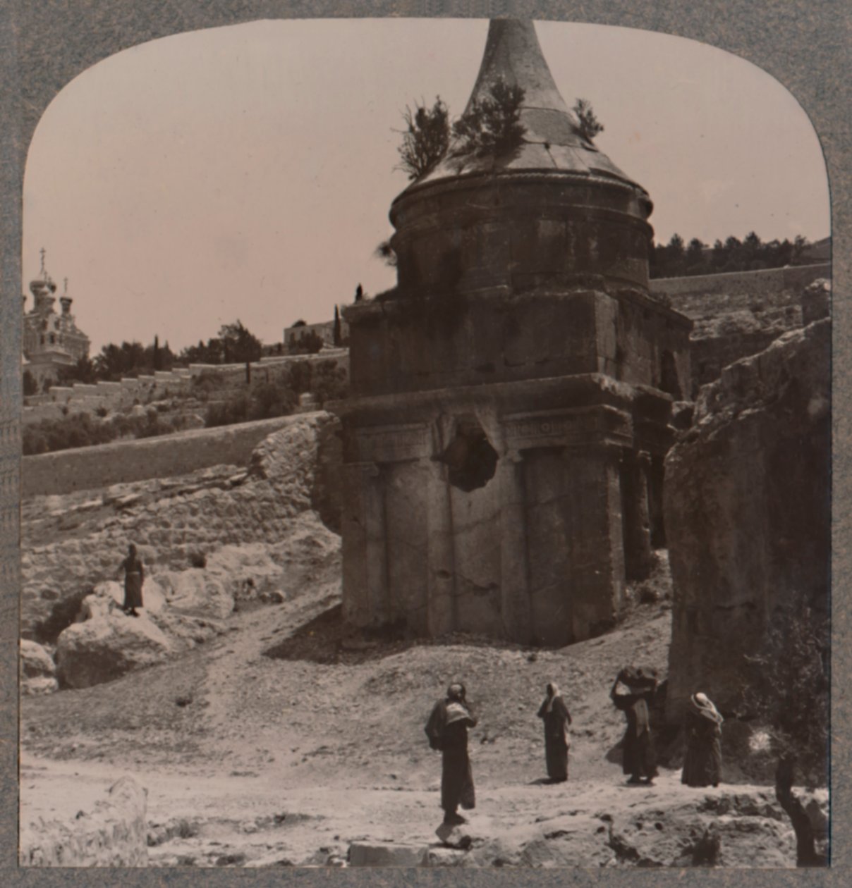 The Tomb of Absalom in the Valley of Jehosaphat, c1900 by Unbekannt