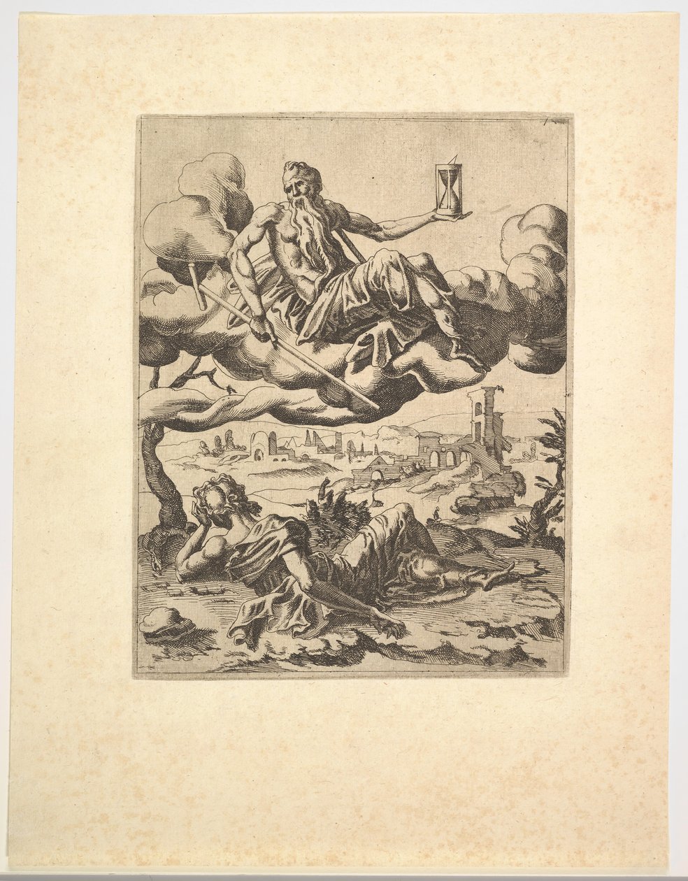 The Triumph of Time from The Triumphs of Petrarch by Unbekannt