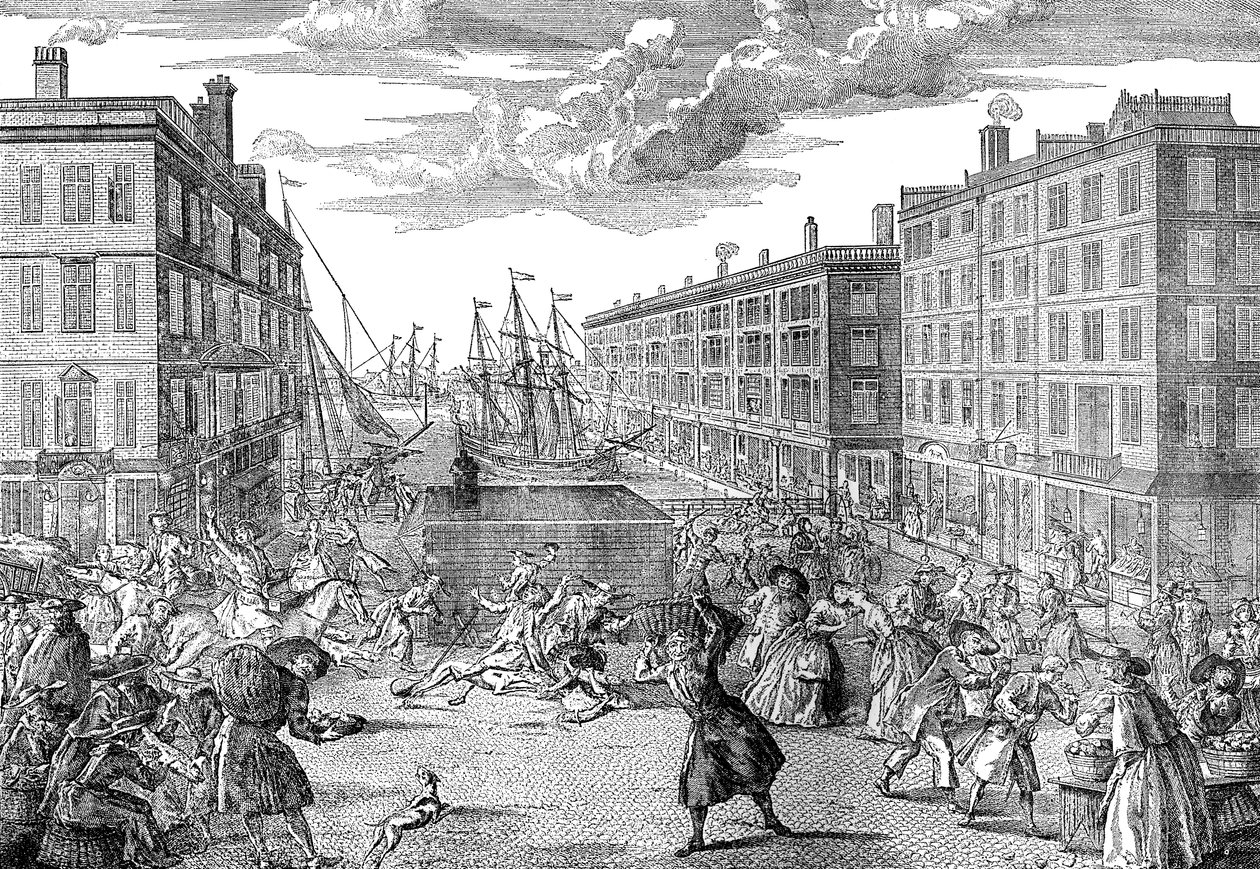 The View and Humours of Billingsgate by Unbekannt