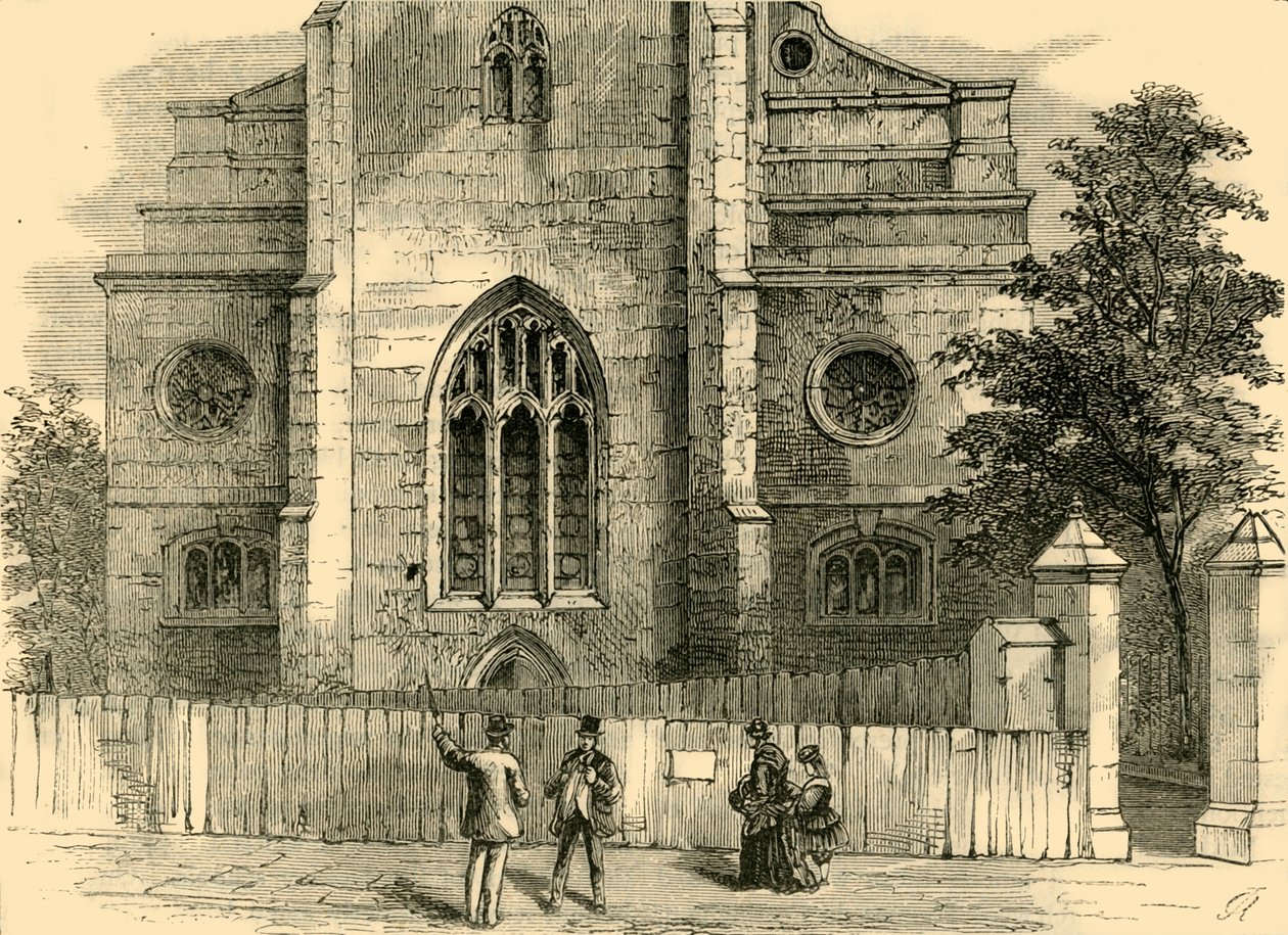 The West End of St. Andrews, Showing the Gothic Arch, c1872 by Unbekannt