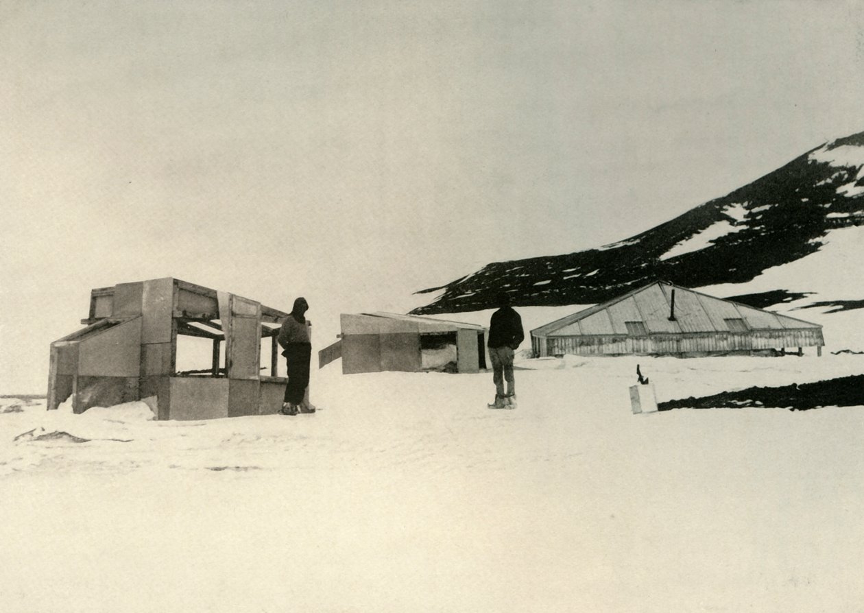 The Winter Quarters of the Discovery Expedition at Hut Point by Unbekannt