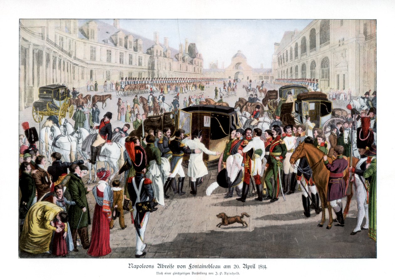 The Adieux at Fontainebleau, France, 20 April 1814, 1900 by Unbekannt