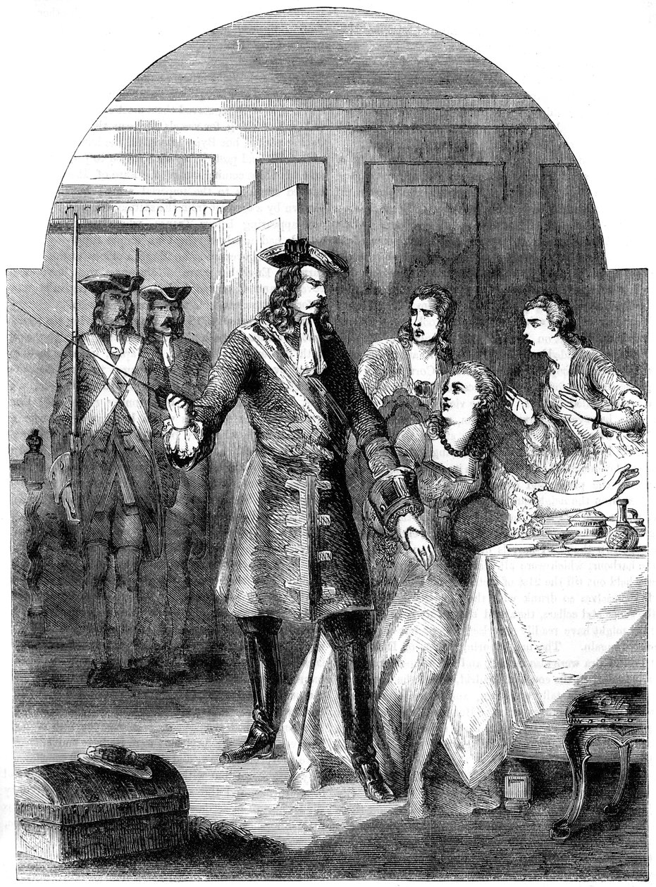 The Arrest of Princess Clementina, 18th century by Unbekannt