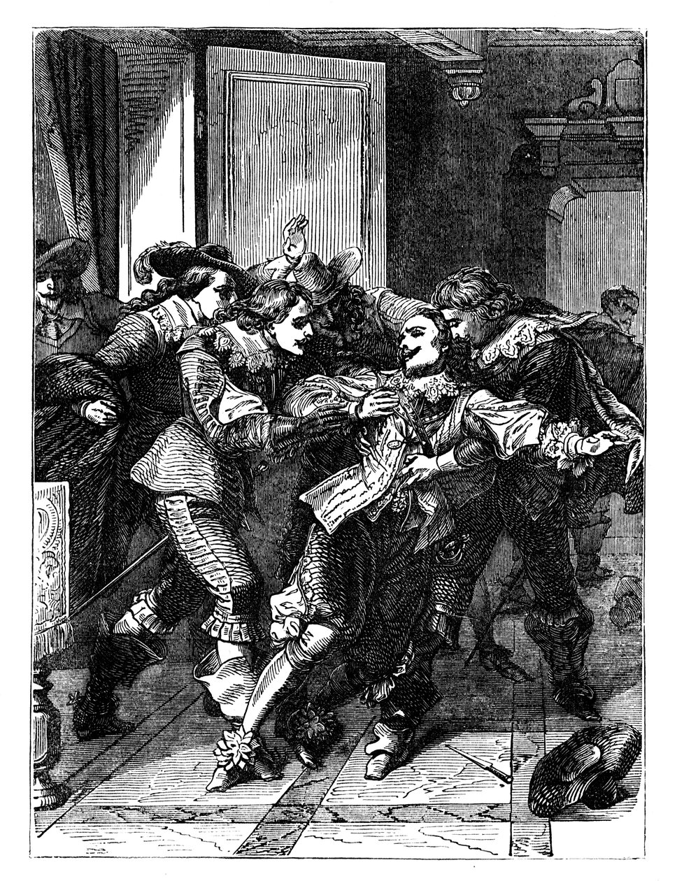The Assassination of the Duke of Buckingham by Unbekannt