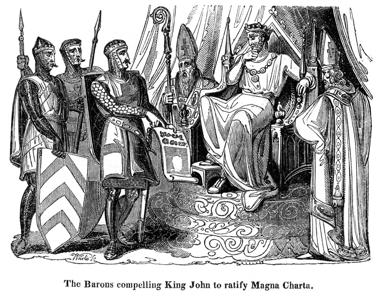 The Barons Compelling King John to Ratify the Magna Carta by Unbekannt