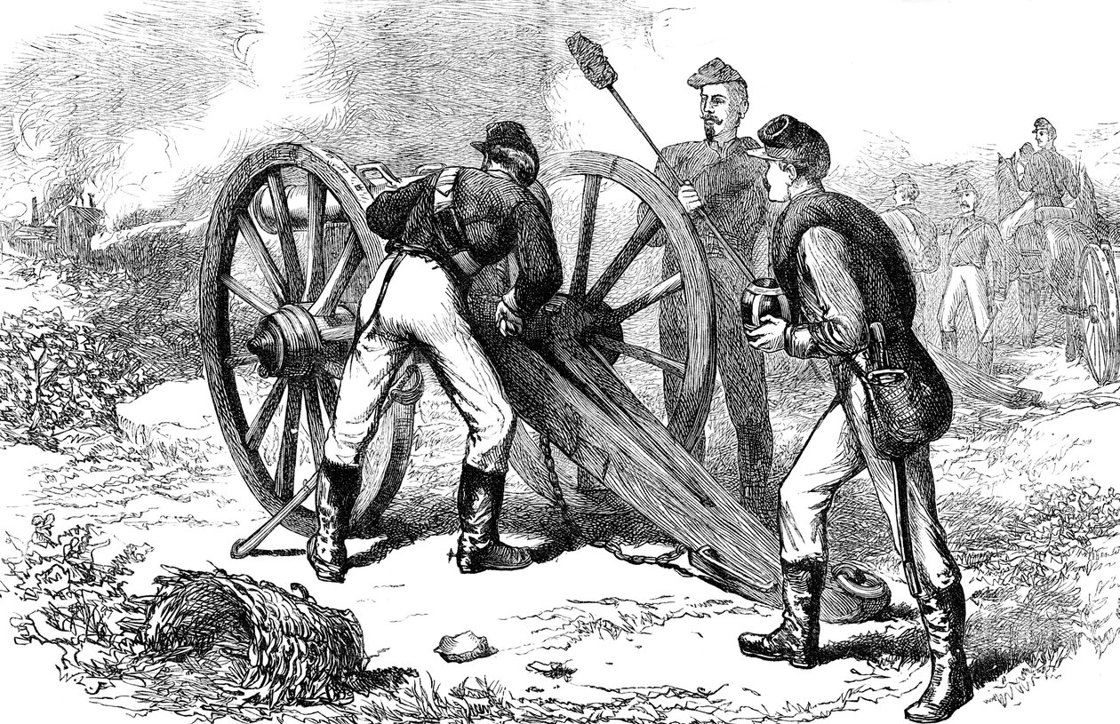 The Battle of Chancellorsville, Virginia, American Civil War by Unbekannt