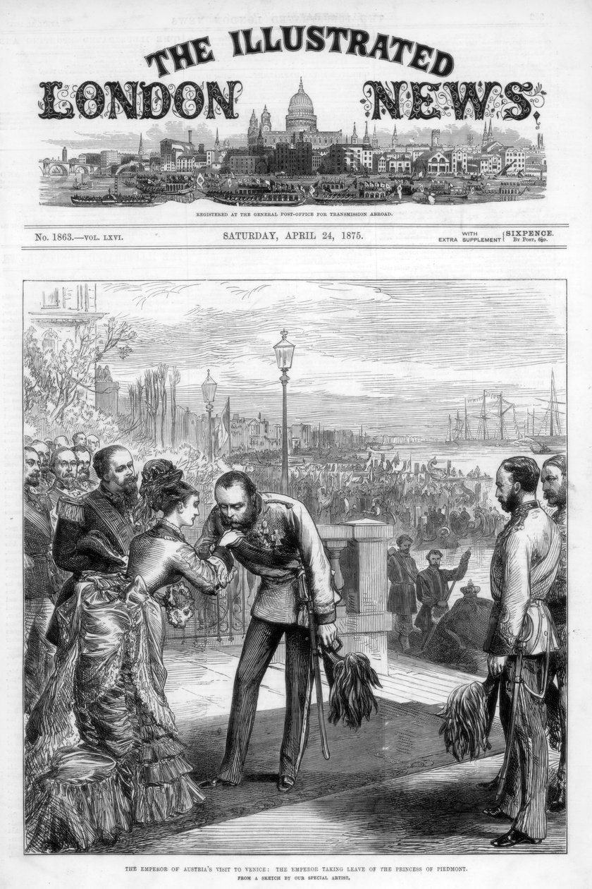 The Cover of The Illustrated London News by Unbekannt