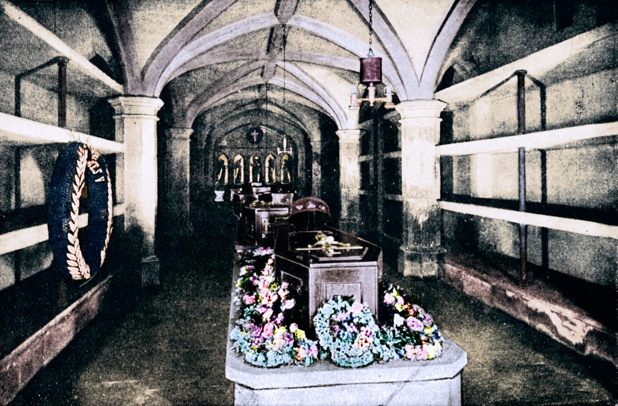 The Crypt Under the Chancel of St Georges Chapel, Windsor Castle by Unbekannt