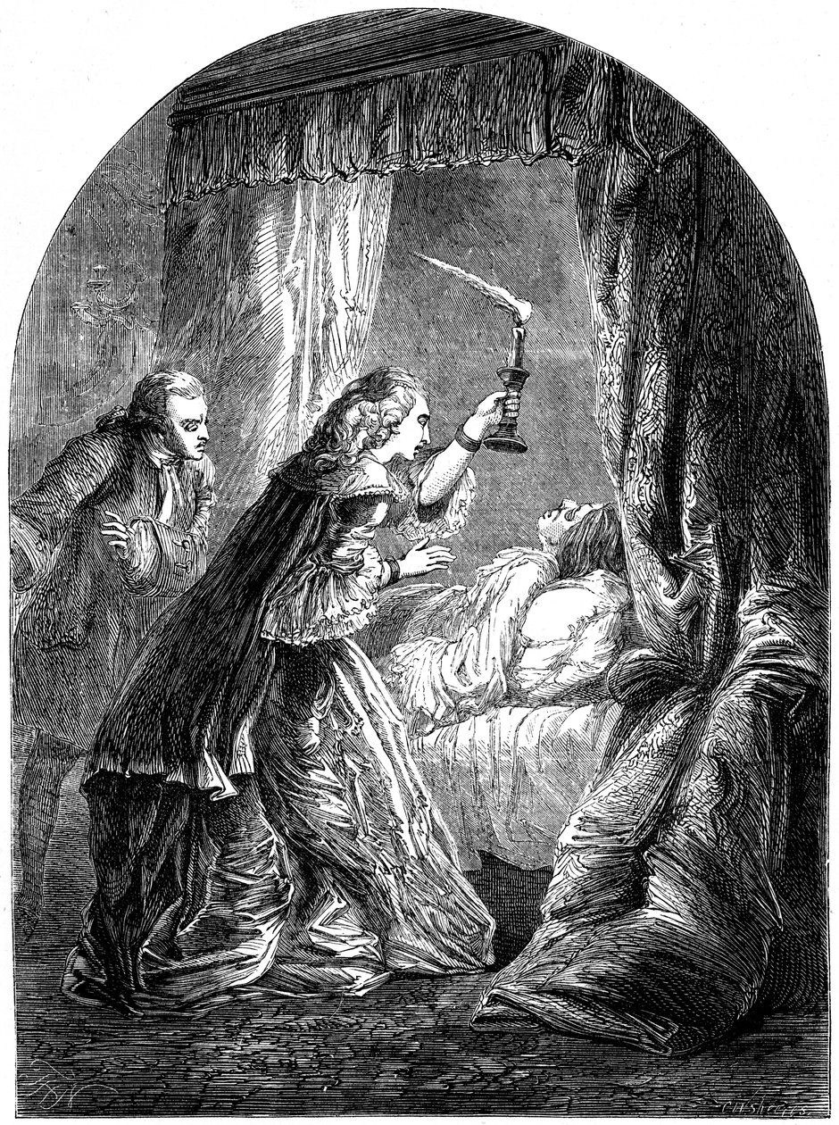 The Death of Frederick, Prince of Wales by Unbekannt