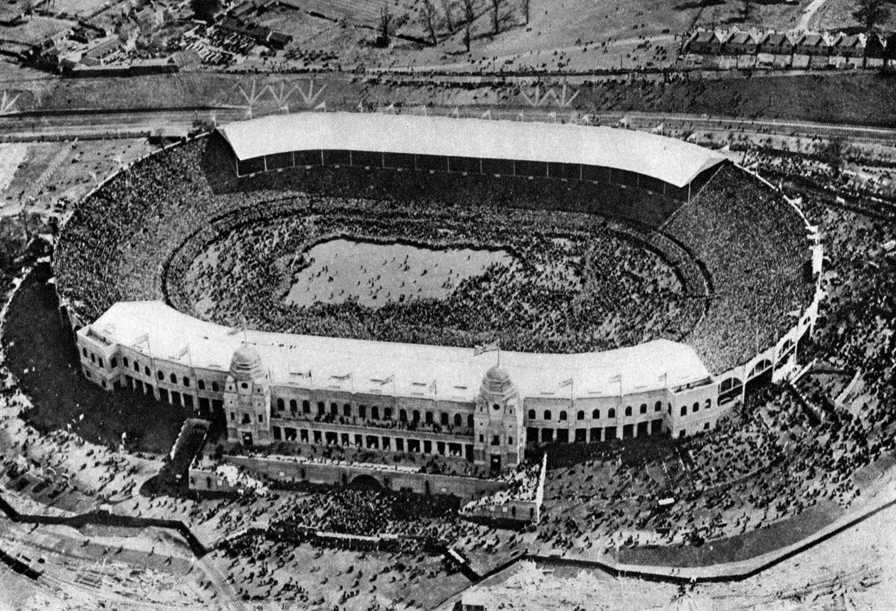 1923年FA Cup決勝プログラム(レプリカ)ウェンブリー最初の試合 1923年FA Cup決勝プログラム(レプリカ)ウェンブリー最初の試合