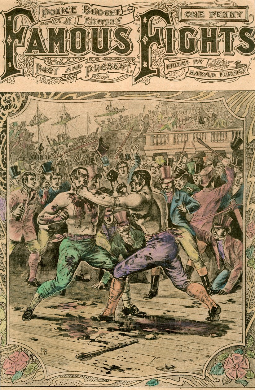 The First Fight Between Tom Spring and Jack Langan by Unbekannt